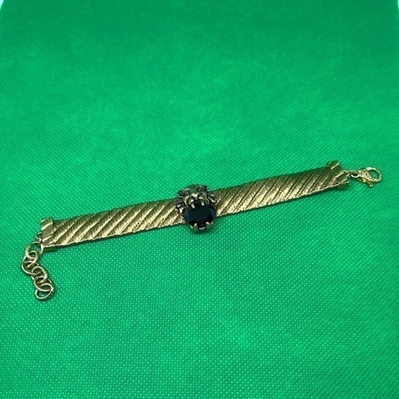 GUCCI NEW bracelet black stone authentic 100% - Picture 4 of 12